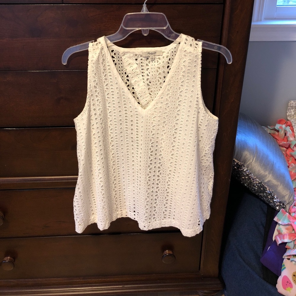 Madewell White blouse